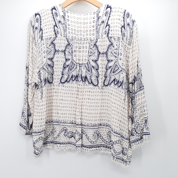 ANTRHOLOGIE MAEVE Morgan Heart Fringe Top  NWOT - Picture 6 of 11